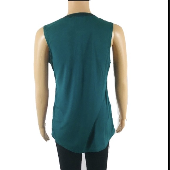 The Limited Green Work Blouse- Size Small - Picture 2 of 7